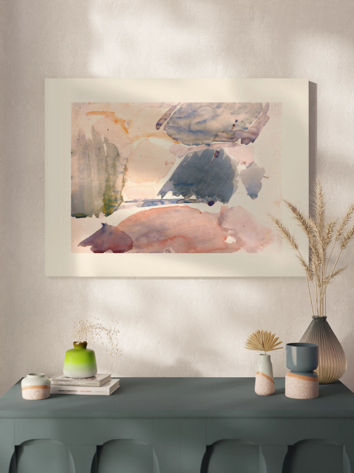 Картина Абстракція в бежевих тонах