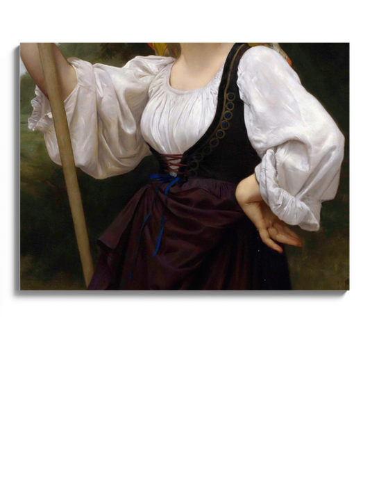 Картина "Сінокосниця" Вільям Бугро