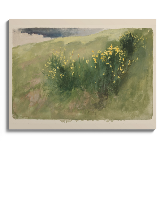 Друк Картина "Пейзаж із нарцисами"