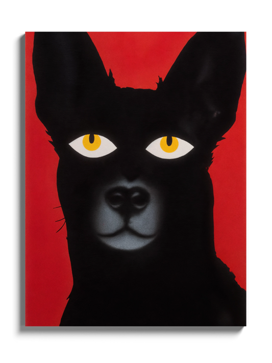Картина Чорний Собака на Червоному