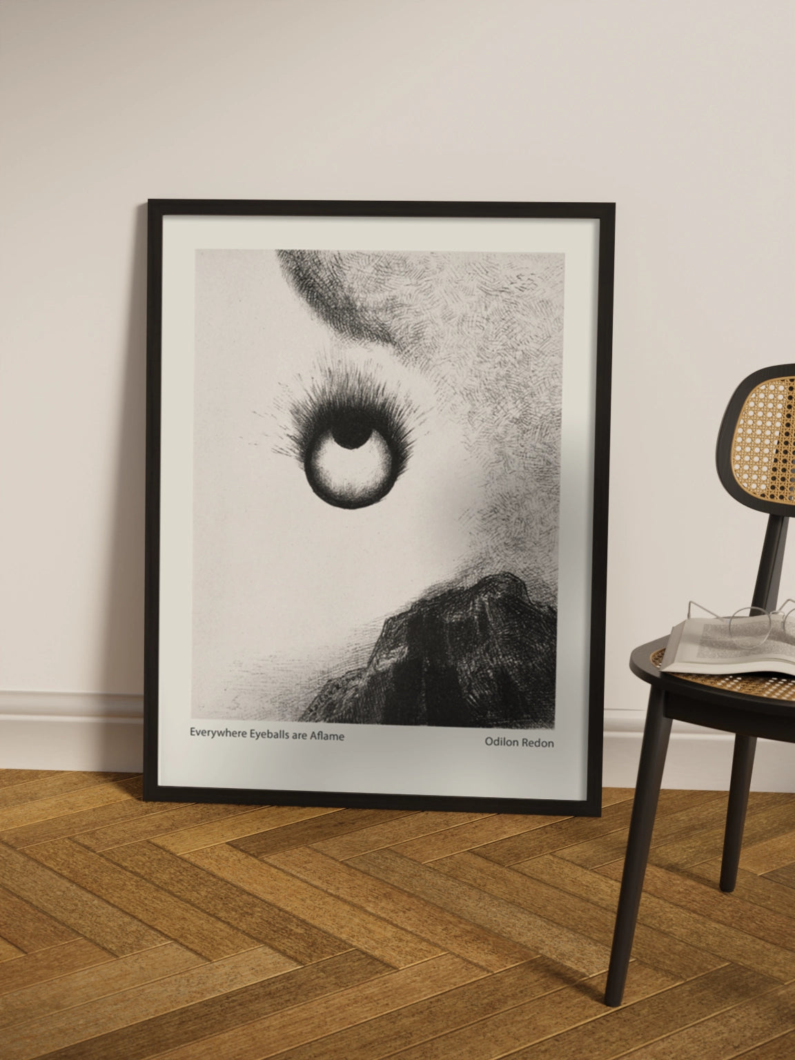 Картина "Всюди очні яблука у вогні"