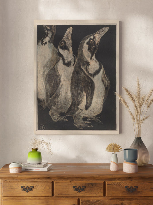 Друк Картина "Три пінгвіни"