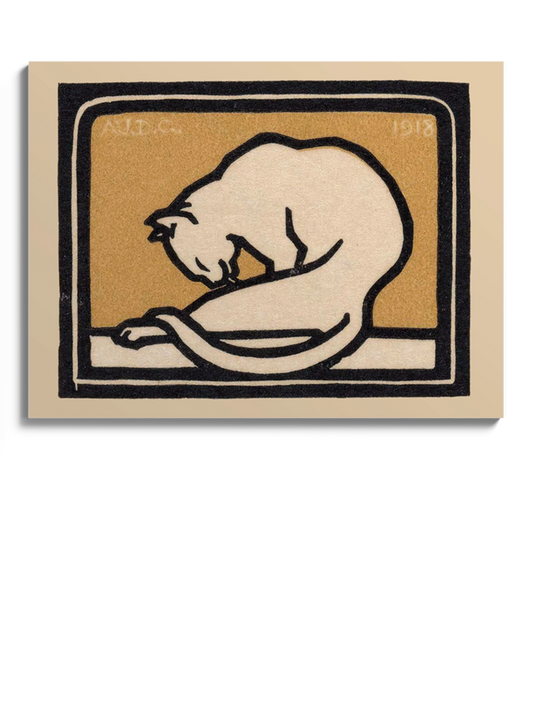 Друк Картина "Кішка вмивається"