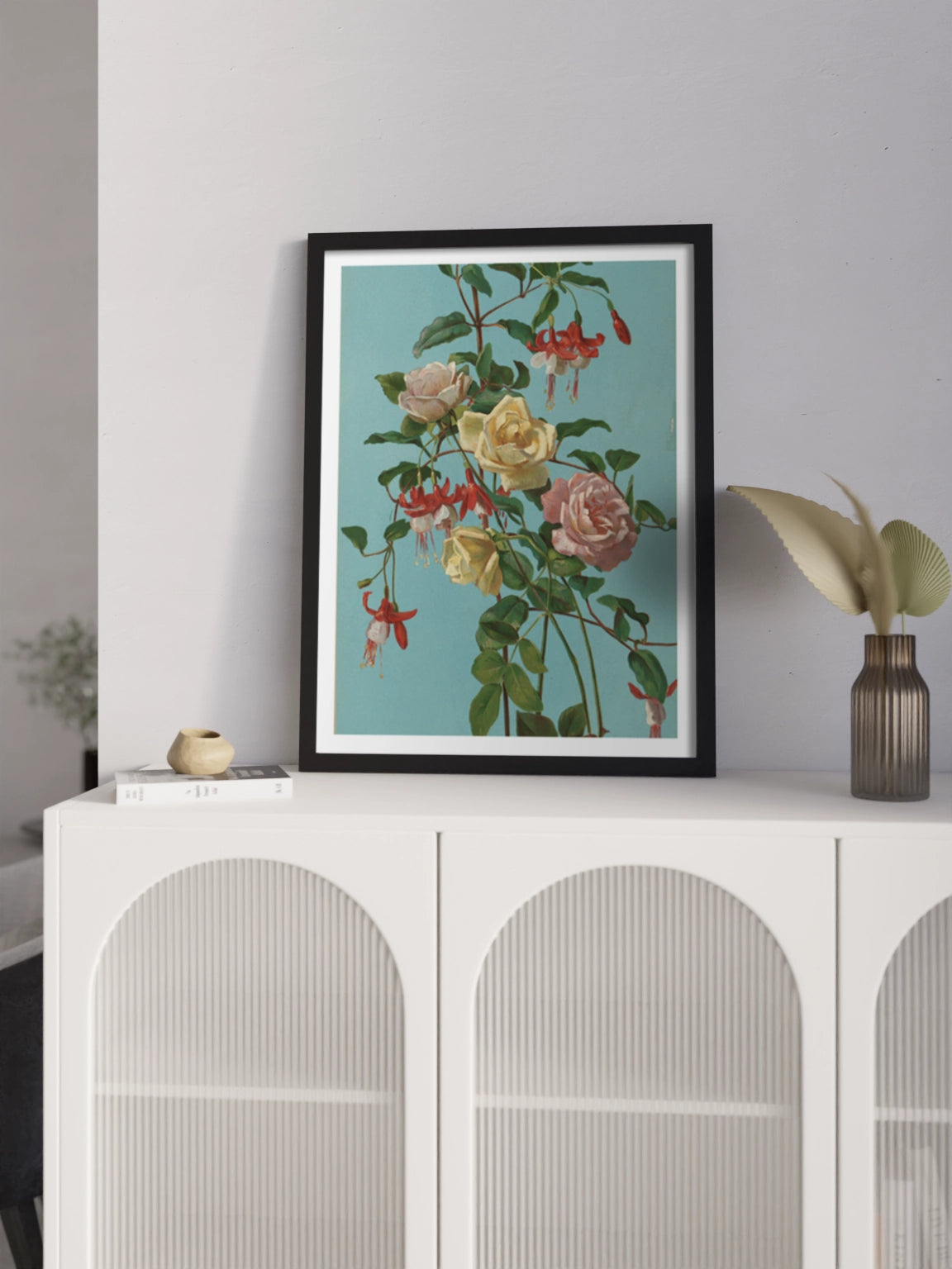 Друкована Картина "Троянди та фуксія"