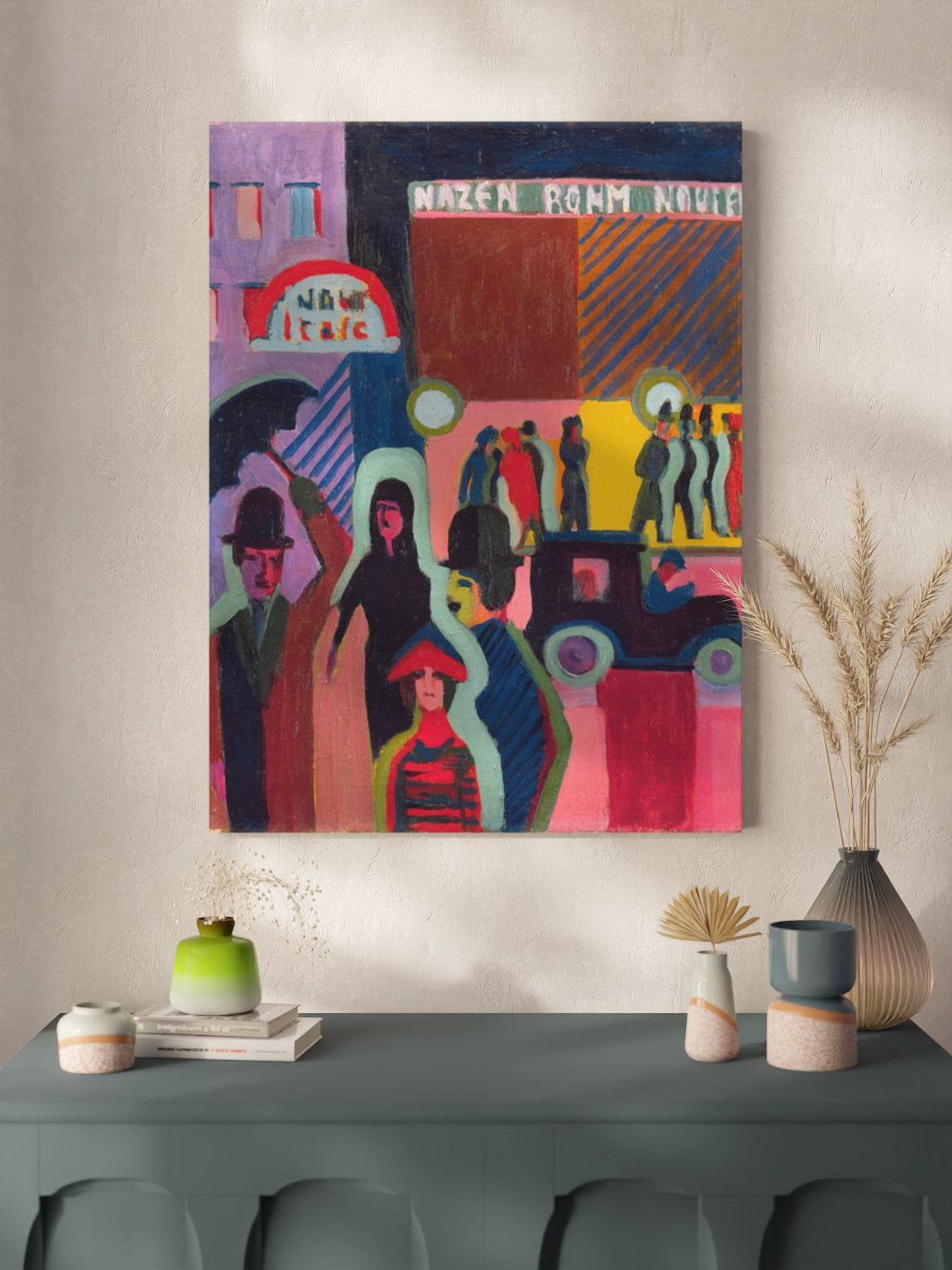 Друкована Картина "Покупки під дощем"