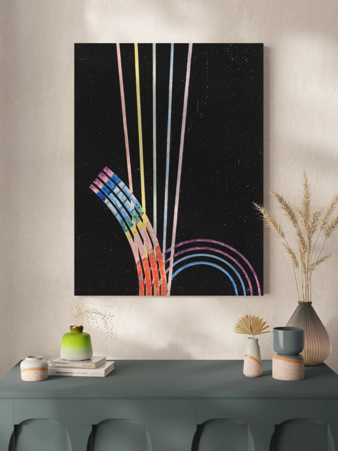 Друкована Картина абстракція "Музика схожа на живопис"