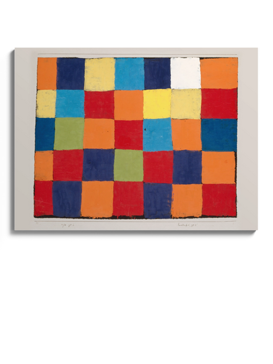 Друкована Картина абстракція "Колірна діаграма Qu 1"