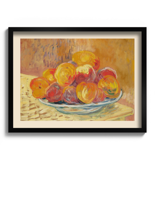 Друкована Картина "Натюрморт з персиками"