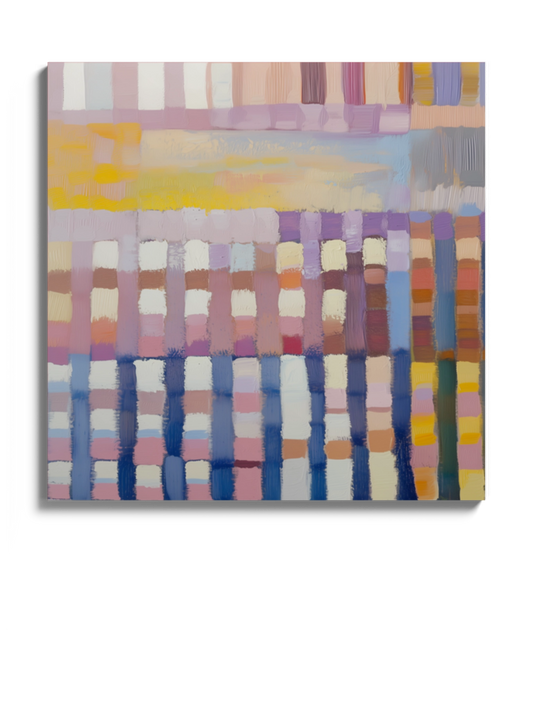 Абстракція Сітка Геометрія в рожевому кольорі