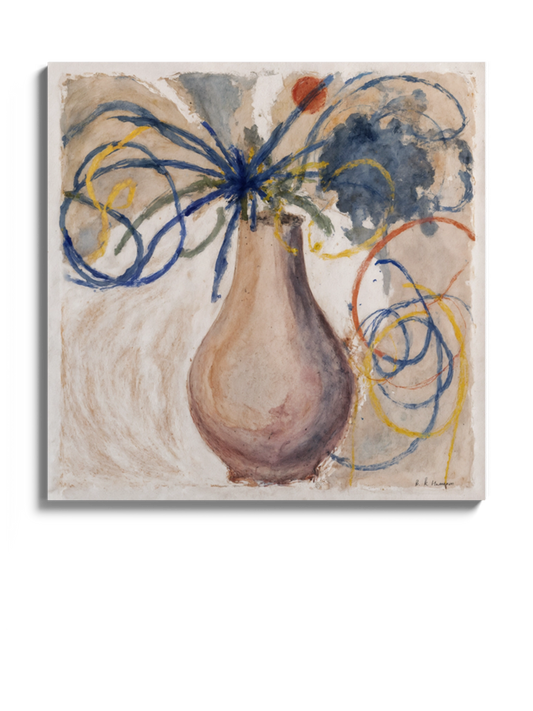 Абстрактний натюрморт ваза