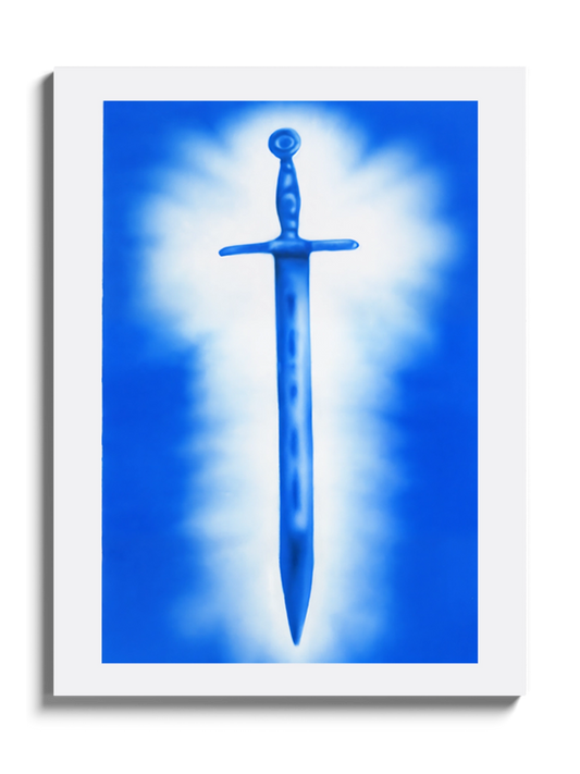 Синя Картина Меч Сучасне Мистецтво