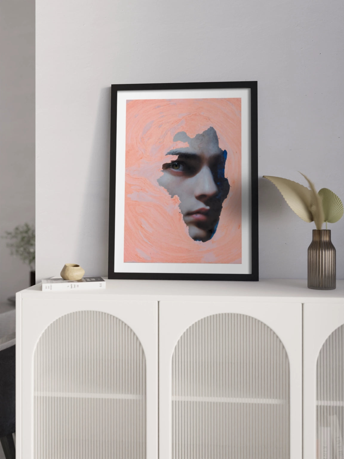 Картина Парубок у рожевій абстракції