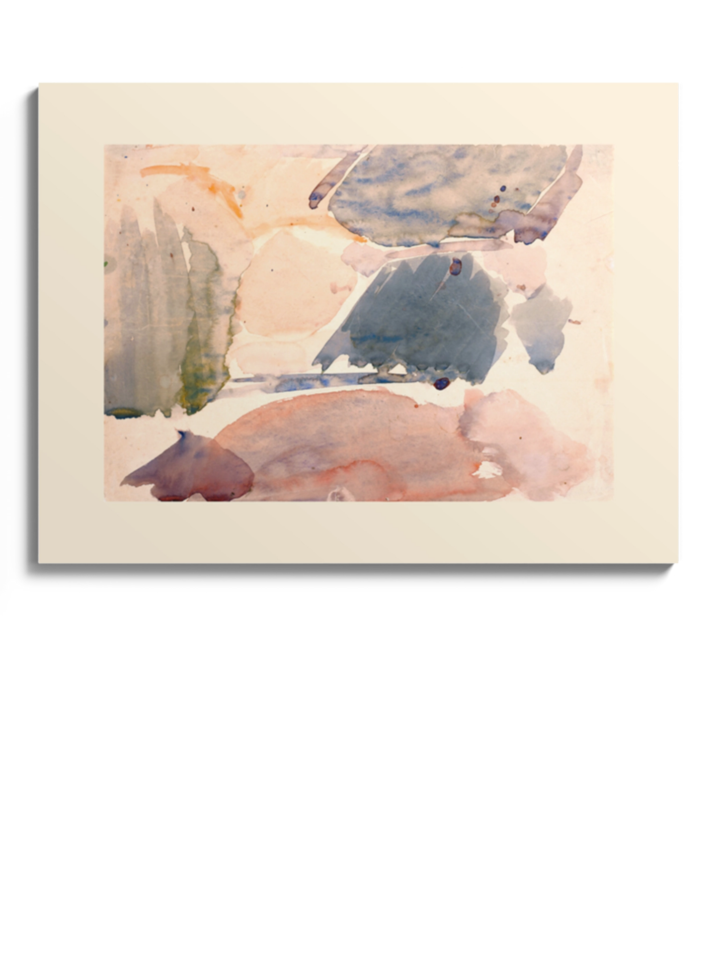 Картина Абстракція в бежевих тонах