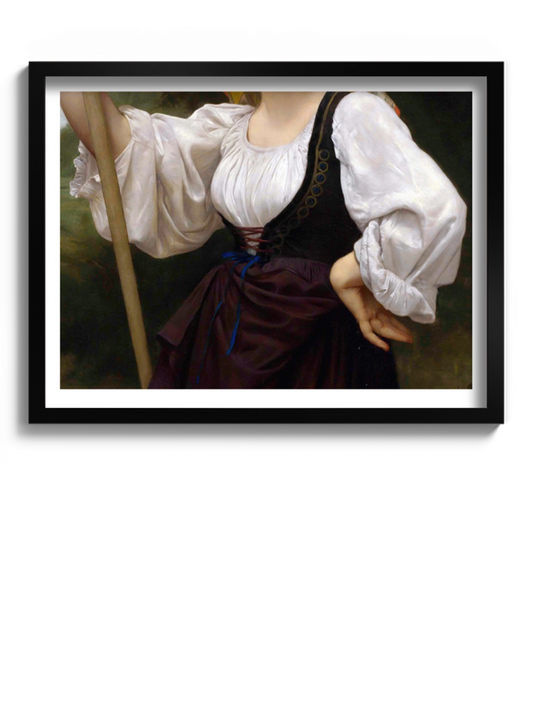 Картина "Сінокосниця" Вільям Бугро