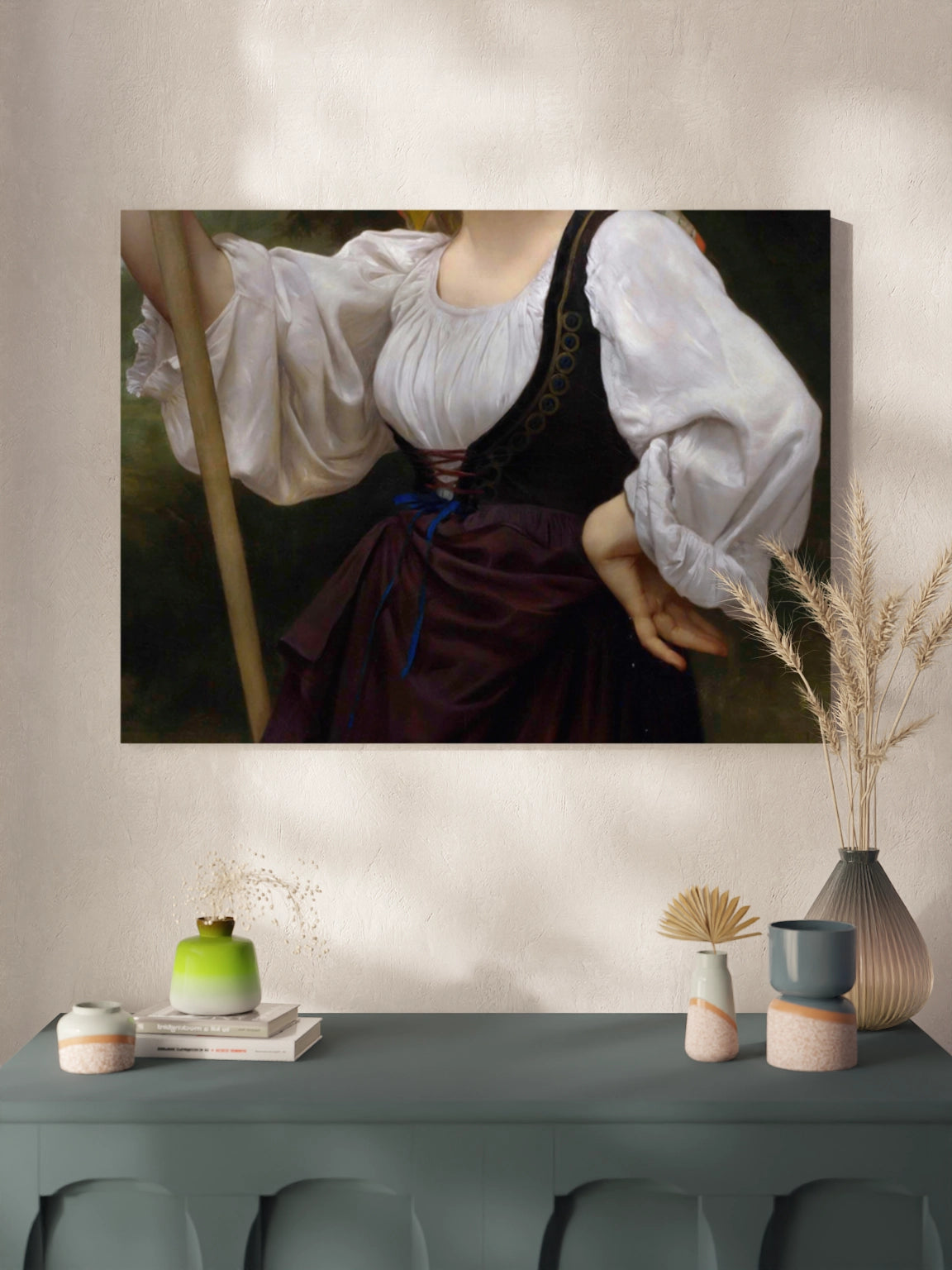 Картина "Сінокосниця" Вільям Бугро