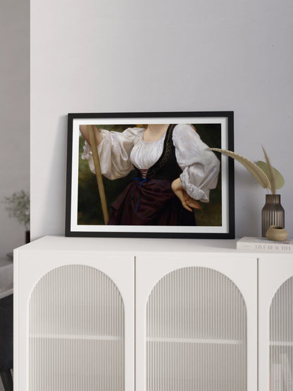 Картина "Сінокосниця" Вільям Бугро