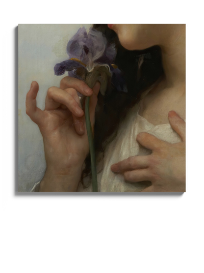 Картина "Жінка з ірисом" Вільям Бугро