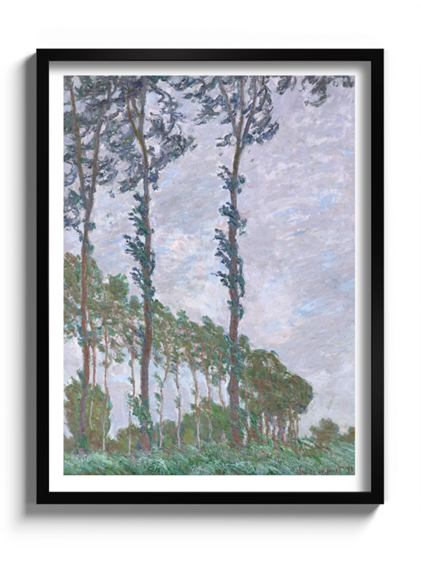 Картина «Тополі (Ефект вітру)» Клод Моне