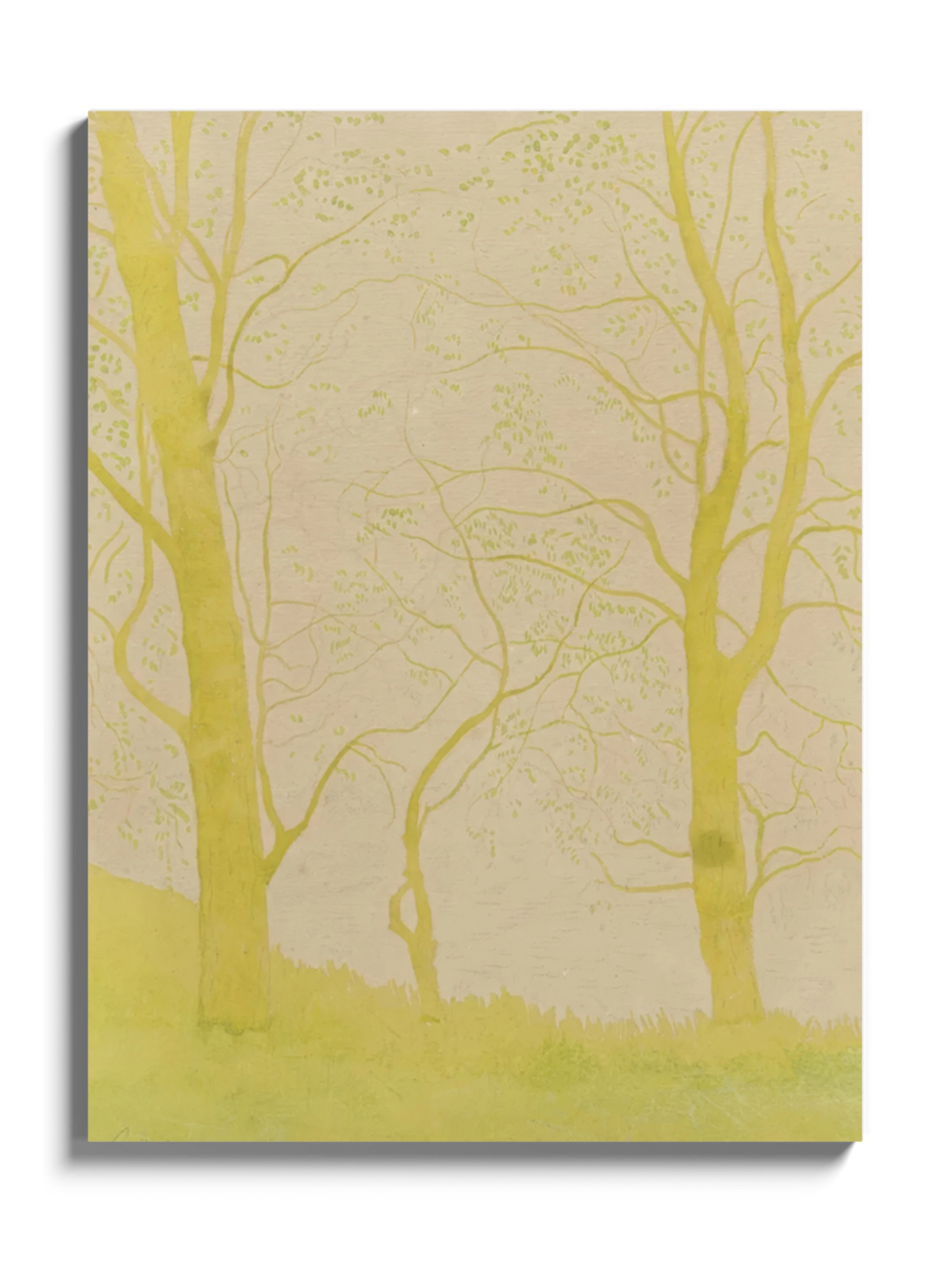 Картина "Дерева біля ставка"