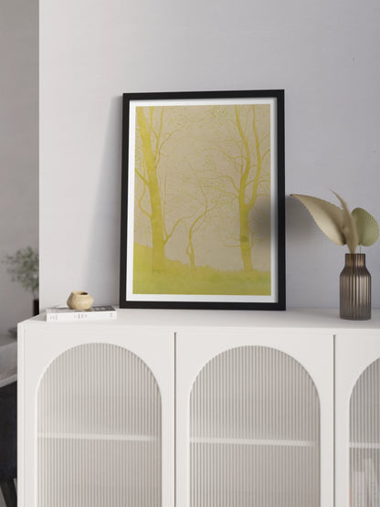 Картина "Дерева біля ставка"