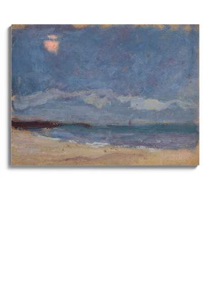 Картина "Морський пейзаж (Сонце за хмарою)"