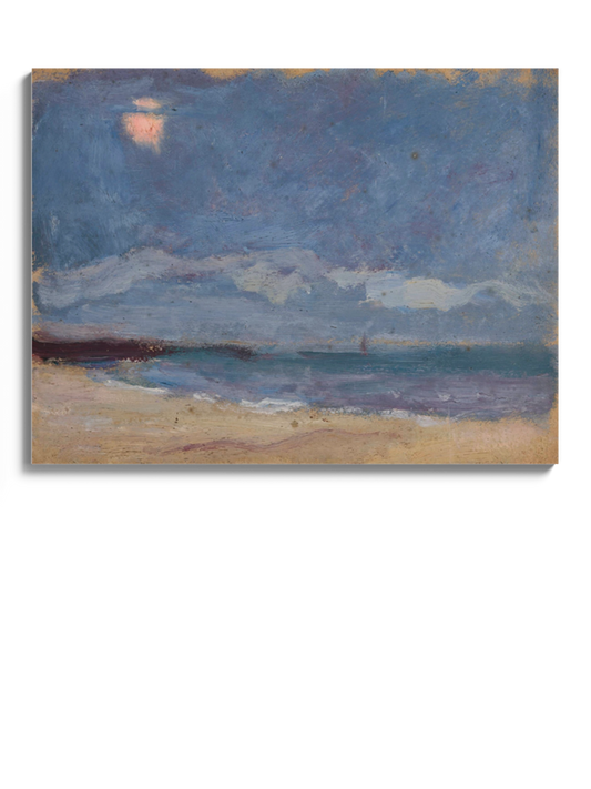 Картина "Морський пейзаж (Сонце за хмарою)"