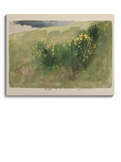 Друк Картина "Пейзаж із нарцисами"