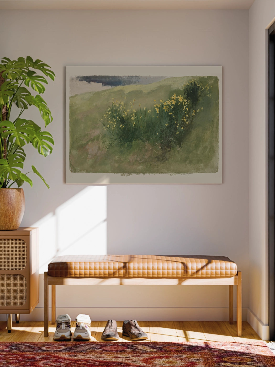 Друк Картина "Пейзаж із нарцисами"