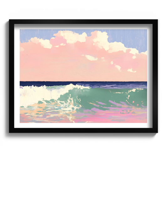 Картина «Море, захід сонця»