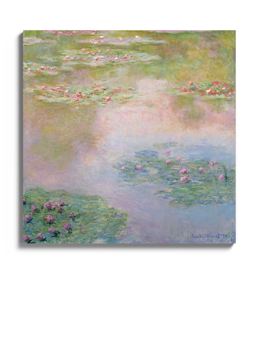 Картина «Водяні лілії» Клод Моне Рожеві Кольори