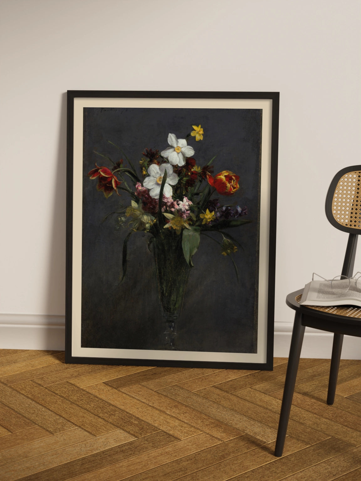 Друк Картина «Весняні квіти (тюльпани, нарциси, гіацинти, нарциси та жовтоцвіти)»