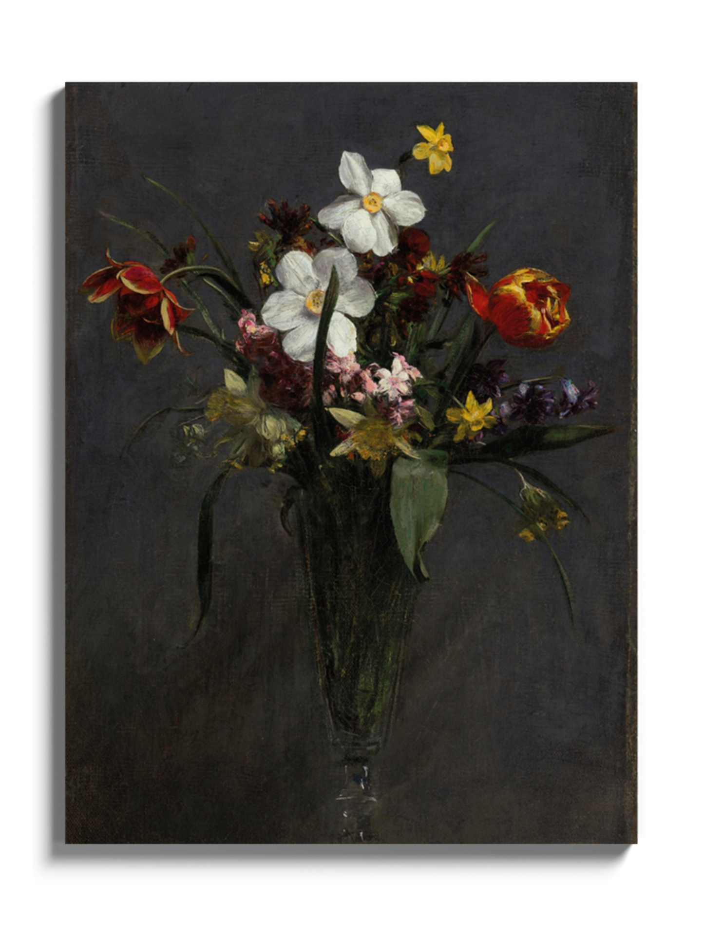 Друк Картина «Весняні квіти (тюльпани, нарциси, гіацинти, нарциси та жовтоцвіти)»