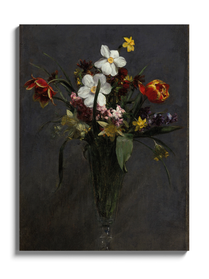 Друк Картина «Весняні квіти (тюльпани, нарциси, гіацинти, нарциси та жовтоцвіти)»