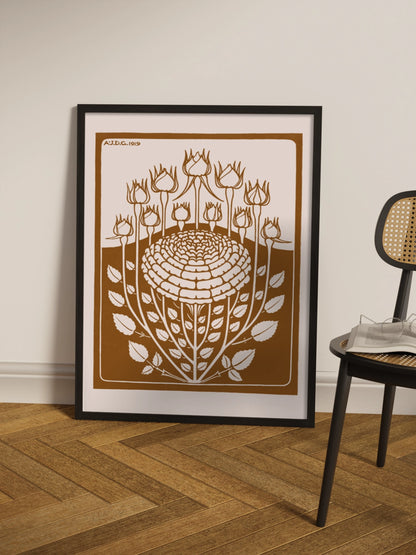 Друк Картина «Етюд декоративних квітів»