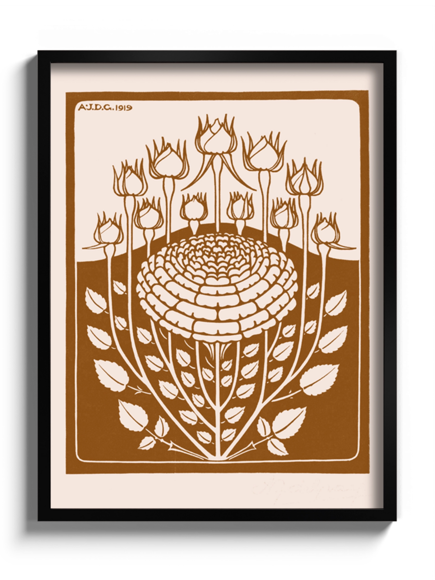 Друк Картина «Етюд декоративних квітів»