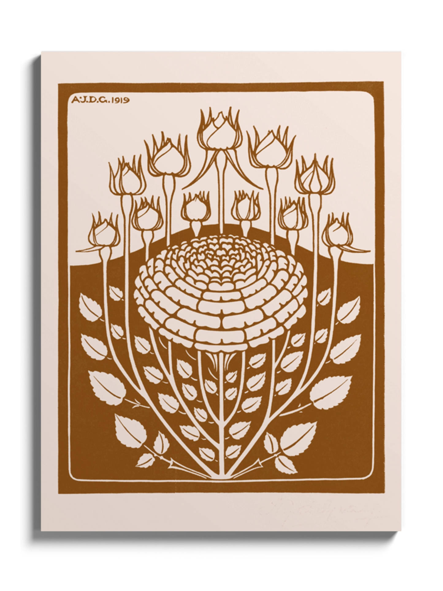 Друк Картина «Етюд декоративних квітів»