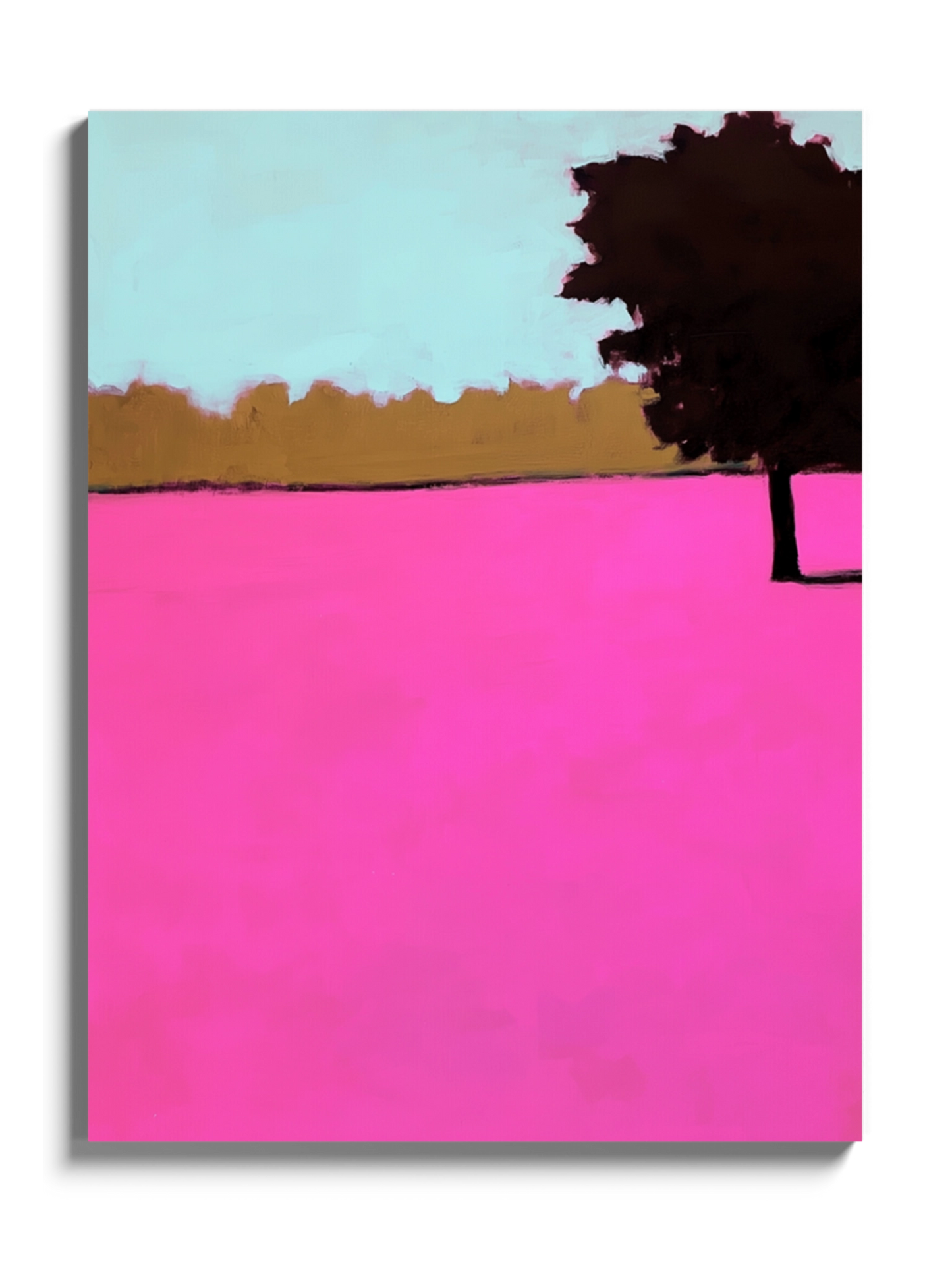 Картина "Яскравий рожевий пейзаж"