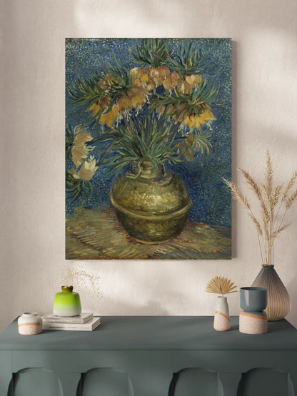 Друк Картина «Імператорські рябчики у мідній вазі» Вінсент ван Гог