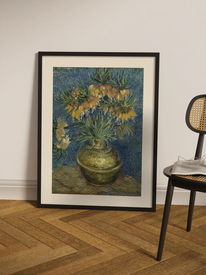 Друк Картина «Імператорські рябчики у мідній вазі» Вінсент ван Гог
