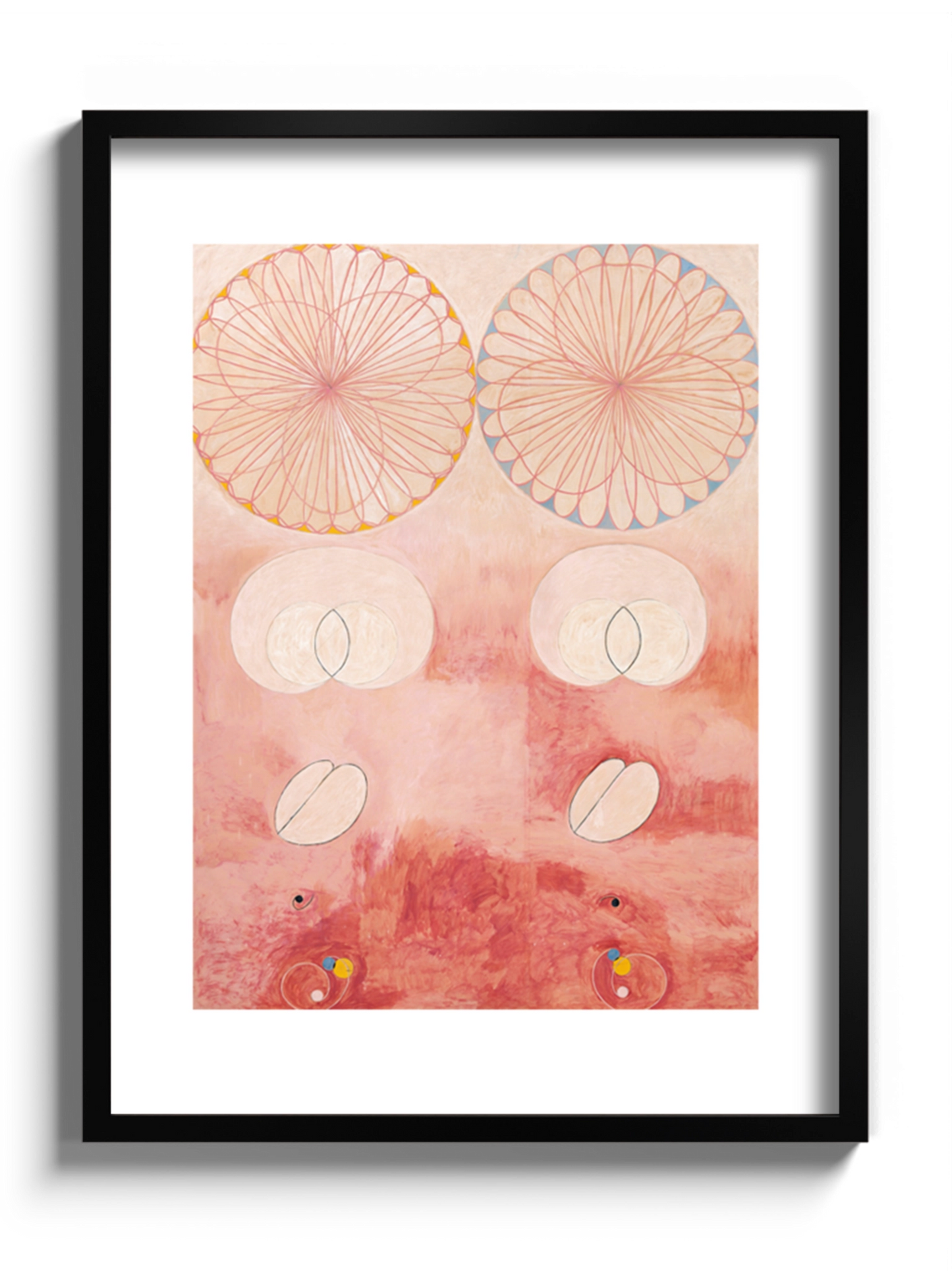 Картина із серії "Десять найбільших, група IV № 9, старість", рожева абстракція