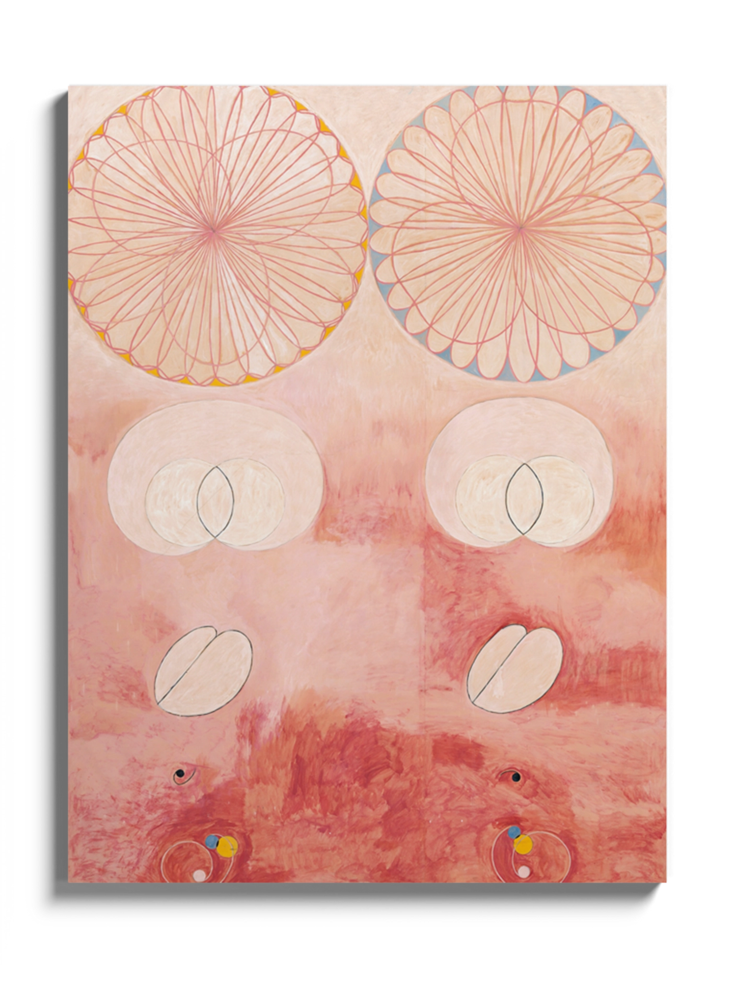 Картина із серії "Десять найбільших, група IV № 9, старість", рожева абстракція