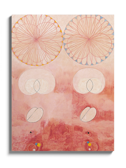 Картина із серії "Десять найбільших, група IV № 9, старість", рожева абстракція