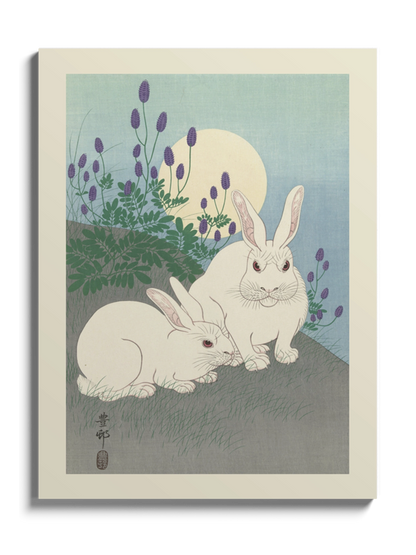 Друк Картина "Повний місяць і кролик"