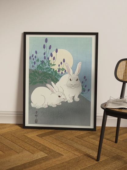 Друк Картина "Повний місяць і кролик"
