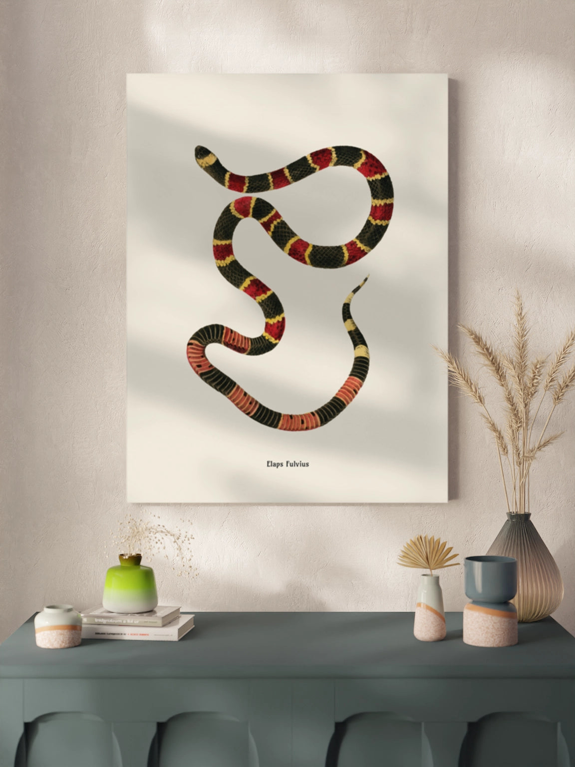 Картина зі змією "Micrurus fulvius"