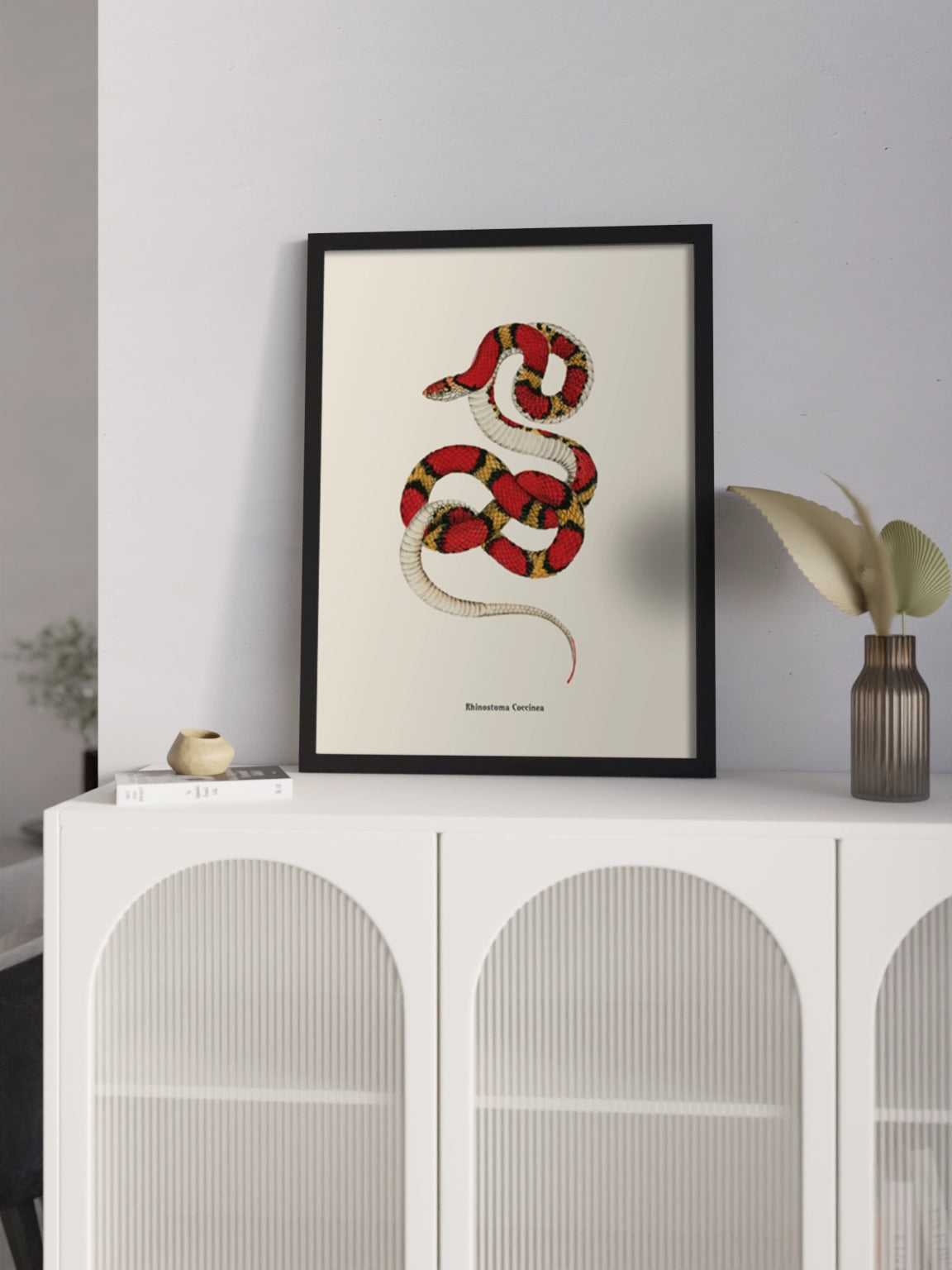 Картина зі змією "Cemophora coccinea"
