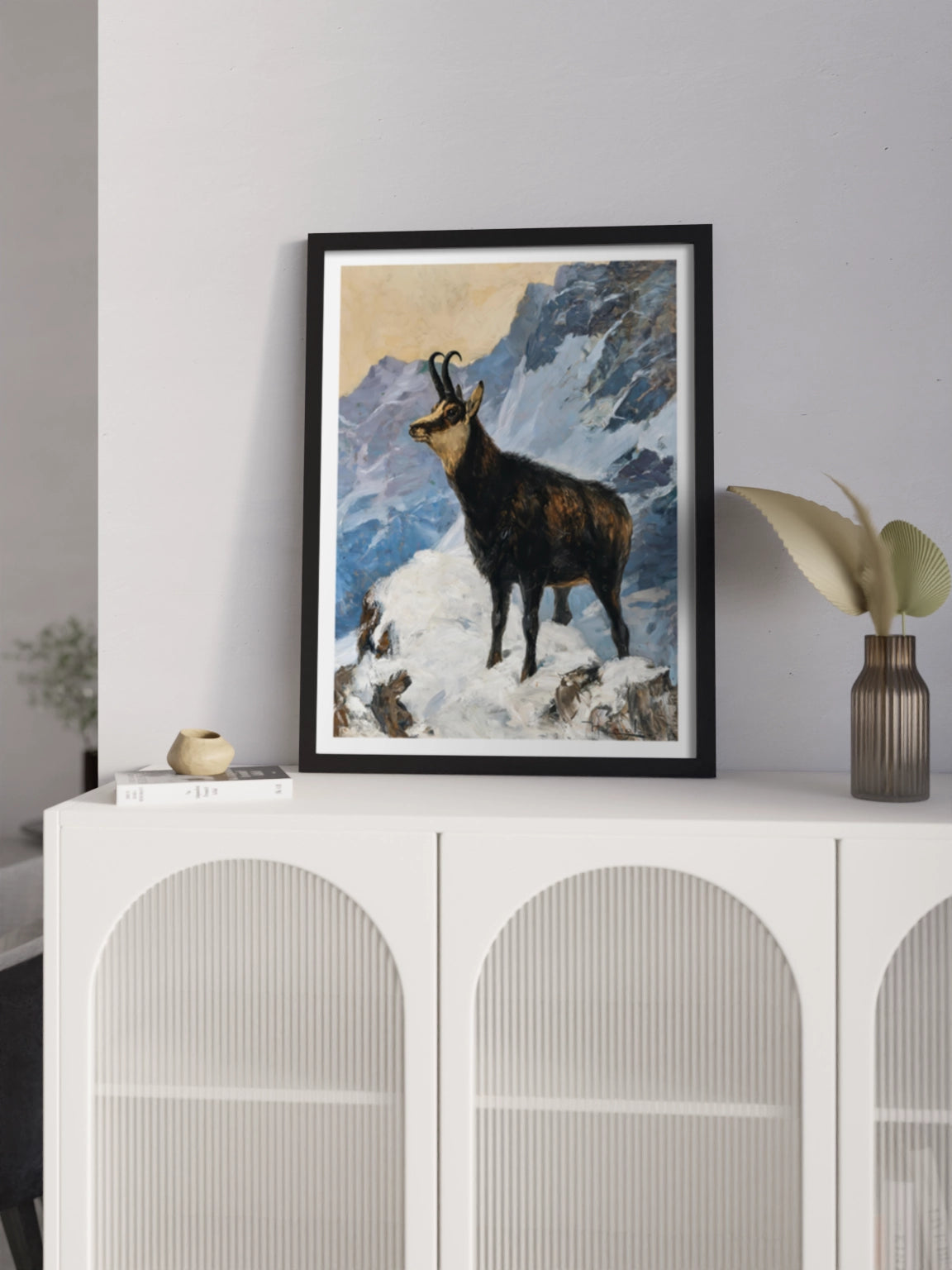 Картина "Коза високо в горах"