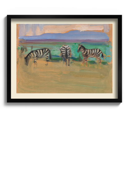 Друкована Картина "Зебри"