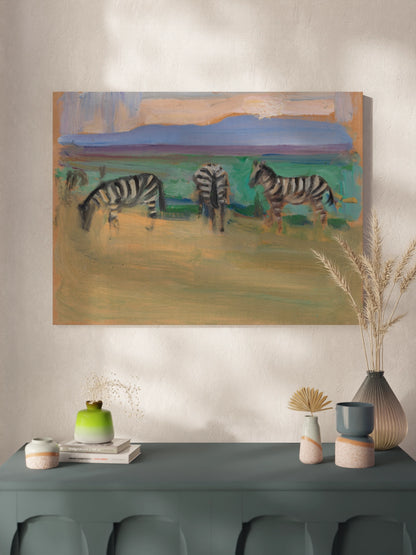 Друкована Картина "Зебри"