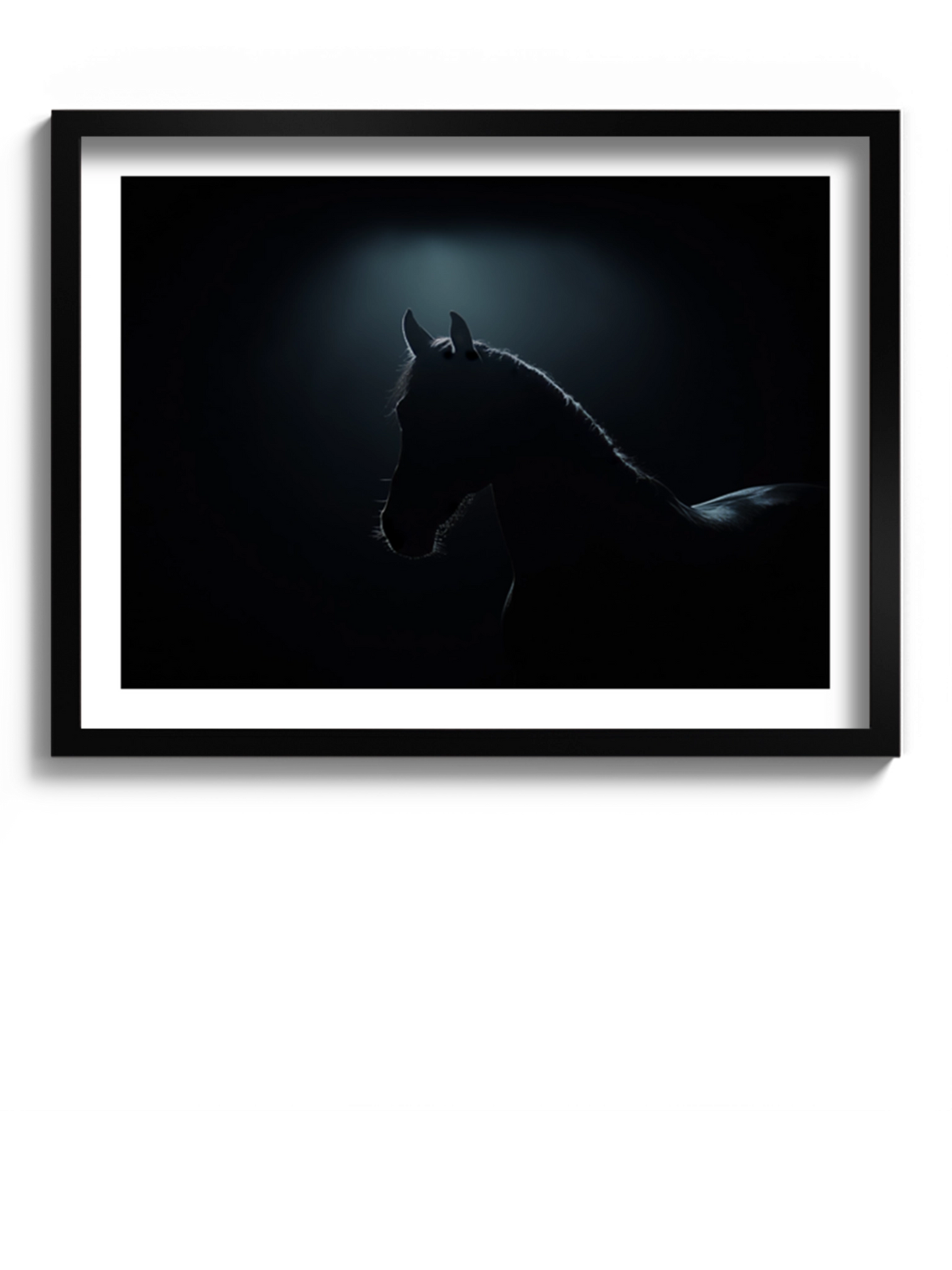 Друкована Картина "Обрис коня"